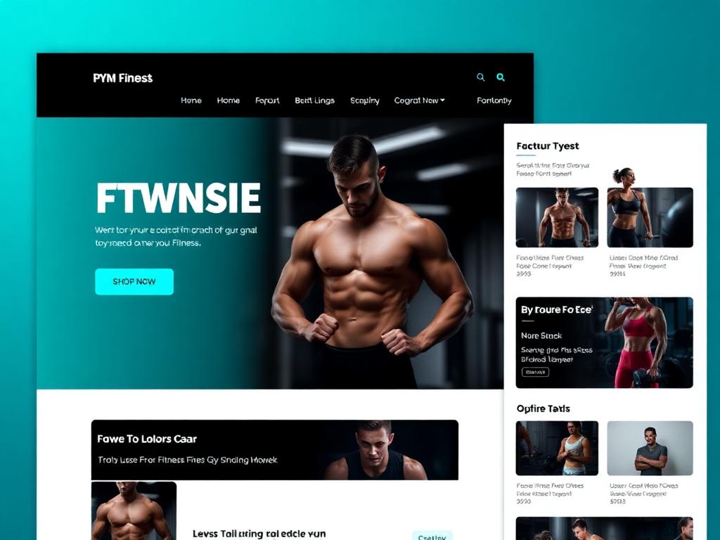 Fitnessstudio Website