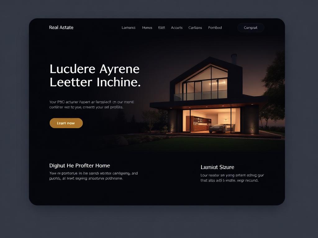 Immobilienmakler Landingpage